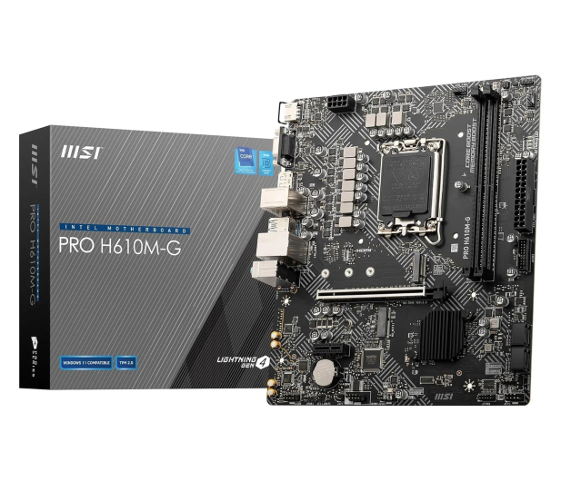 MSI Płyta główna PRO H610M-G - 1243708 - zdjęcie